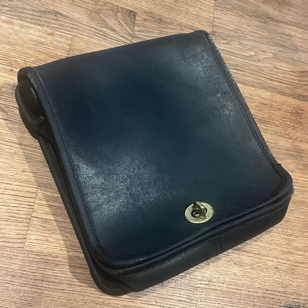 Coach Black Leather Crossbody bag